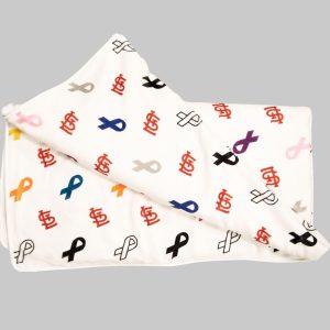 2025 Cardinals Cancer Awareness Blanket Giveaway