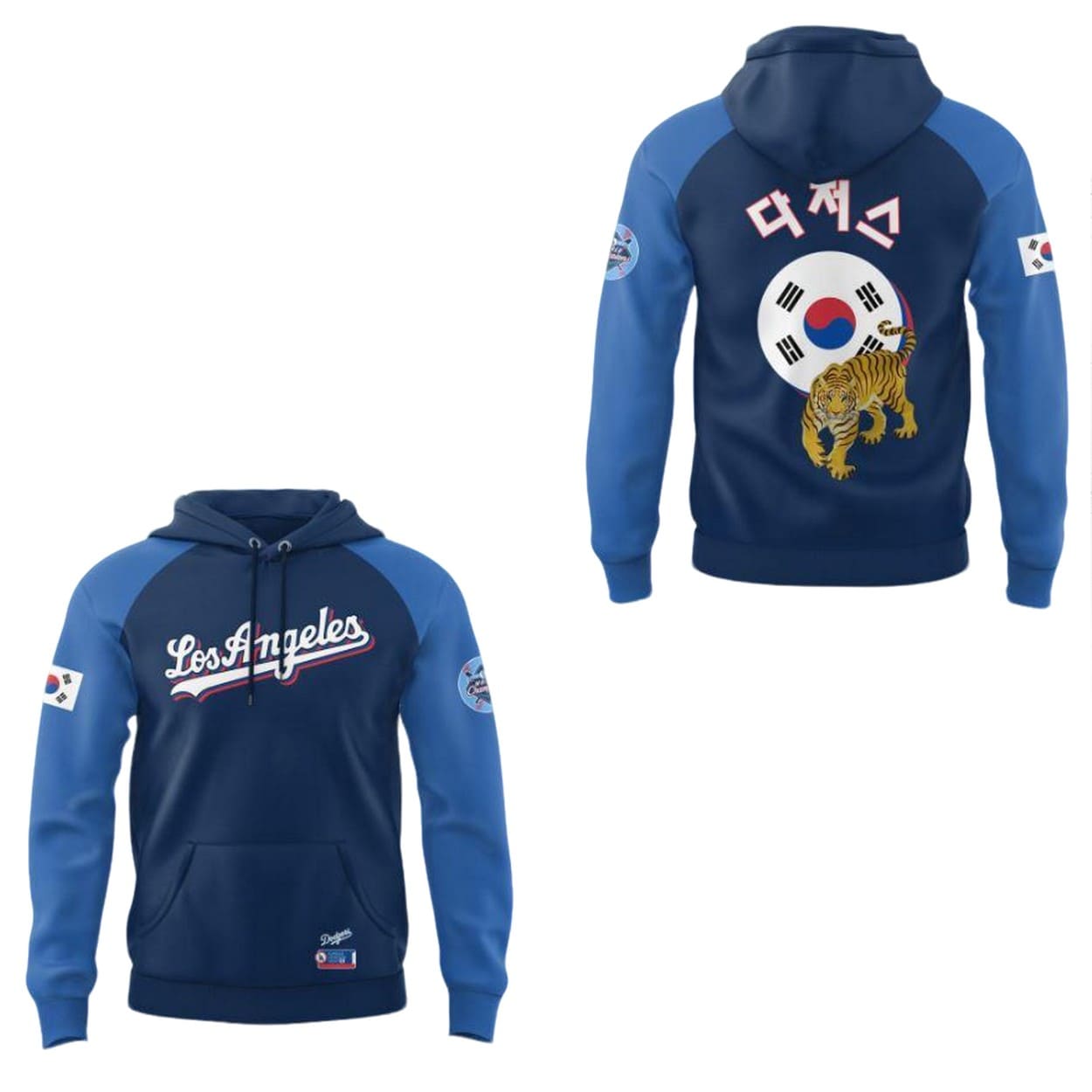 2025 Dodgers Baseball Korean Heritage Night Hoodie 2025 Dodgers Baseball Korean Heritage Night Hoodie