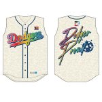 2025 Dodgers LGBTQ Pride Night Sleeveless Baseball Jersey Giveaway