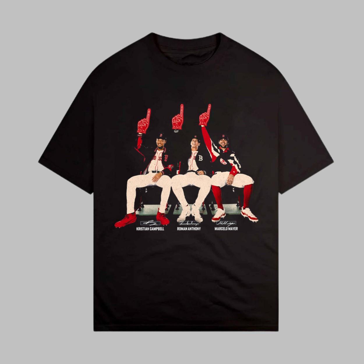 2025 Kristian Campell Roman Anthony Marcelo Mayer Red Sox Prospects T shirt Giveaway 2 83 2025 Kristian Campell Roman Anthony Marcelo Mayer Red Sox Prospects T shirt Giveaway 2 83