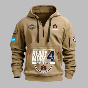 Auburn 2025 Final Four East Regional Champions Quarter Zip Hoodie 5 Auburn 2025 Final Four East Regional Champions Quarter Zip Hoodie