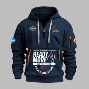 Auburn 2025 Final Four East Regional Champions Quarter Zip Hoodie 1 Auburn 2025 Final Four East Regional Champions Quarter Zip Hoodie