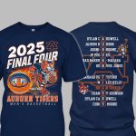 Auburn Basketball 2025 Final Four Shirt