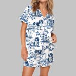 Cavalier King Charles Spaniel Silky Satin Pajama Set