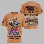 Chris Brown 2025 Tour Breezy Bowl XX Shirt