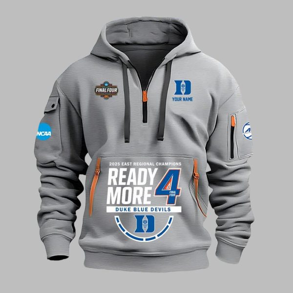 Duke 2025 Final Four East Regional Champions Quarter Zip Hoodie