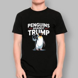 Funny Penguins Against Trump T Shirt