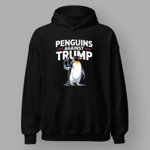 Funny Penguins Against Trump T Shirt