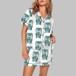 Hands Off Protest Print Pajama Set