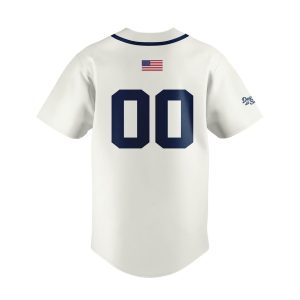 New Cream Penn State Baseball Jersey