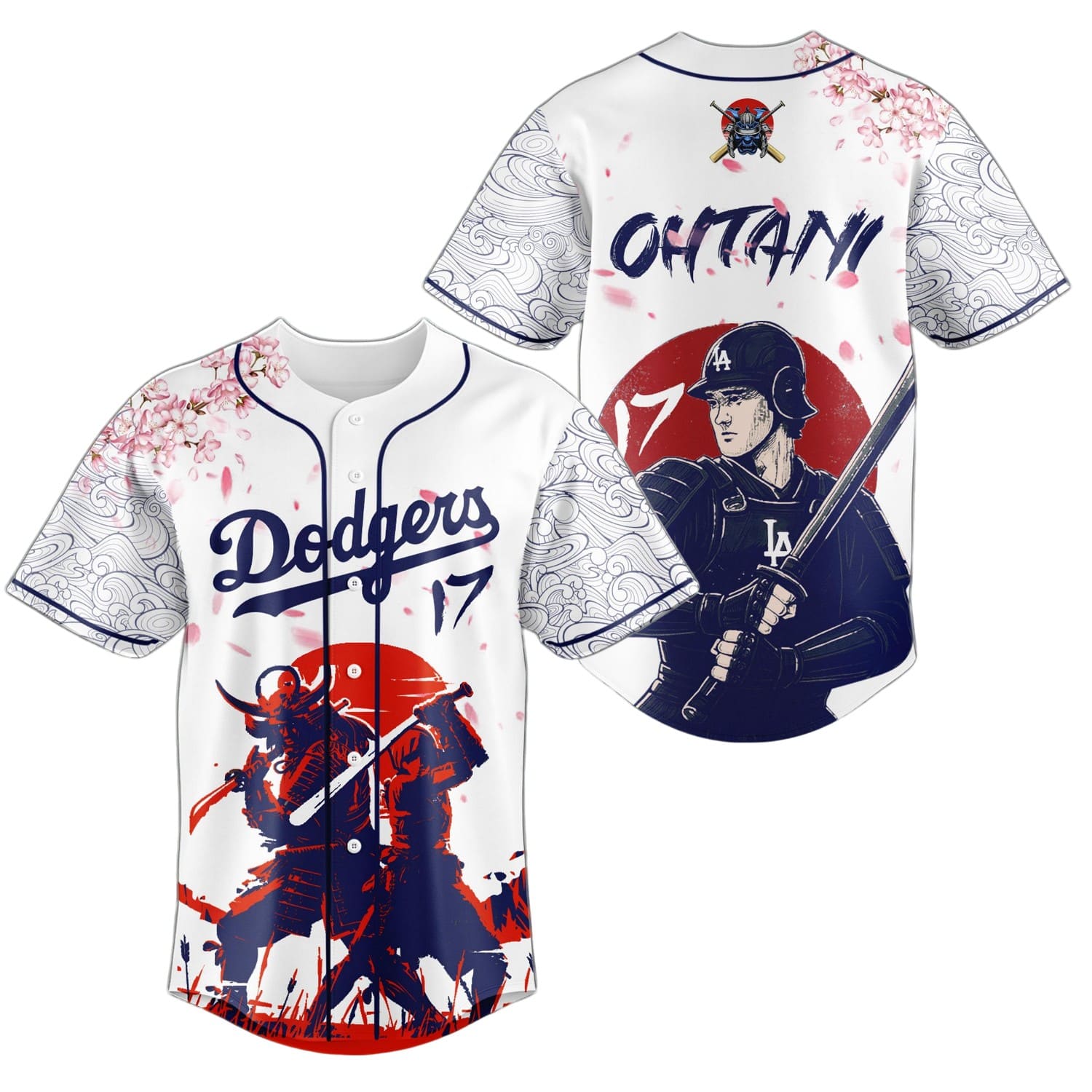 Ohtani x Samurai Dodgers Baseball Jersey Ohtani x Samurai Dodgers Baseball Jersey