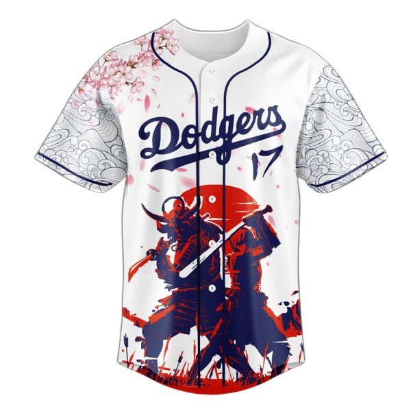Ohtani x Samurai Dodgers Baseball Jersey