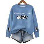 Penguin Against Tariffs Subtle FDT Printed Sweatshirt