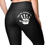 Personalized This Ass Belongs To Flare Leggings
