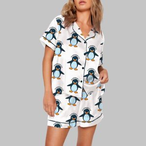 Resist Penguin Activism Flippers Up Pajama Set