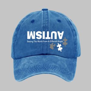 Retro Autism Seeing The World From A Different Perspective Pride Baseball Cap