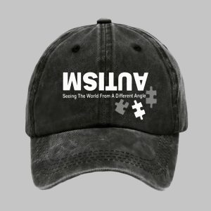 Retro Autism Seeing The World From A Different Perspective Pride Baseball Cap