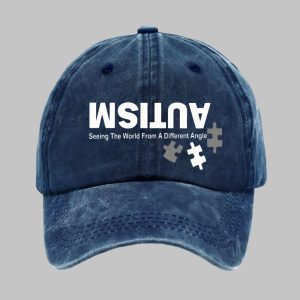 Retro Autism Seeing The World From A Different Perspective Pride Baseball Cap