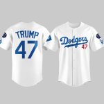 Trump 47 Dodgers Baseball Jersey