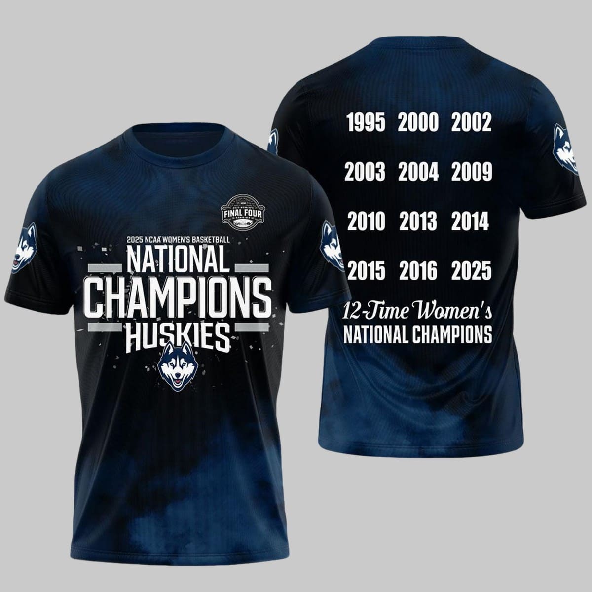 UConn Basketball 12 Time Women's National Champions Shirt UConn Basketball 12 Time Women's National Champions Shirt