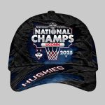 UConn Basketball 2025 National Champs Hat