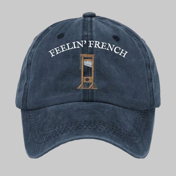 Unisex Distressed Washed Cotton Guillotine FDT Print Hat