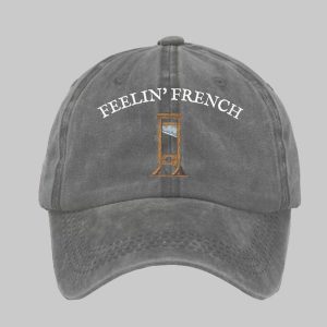 Unisex Distressed Washed Cotton Guillotine FDT Print Hat