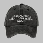 Unisex Make America Great Depression Again Baseball Cap