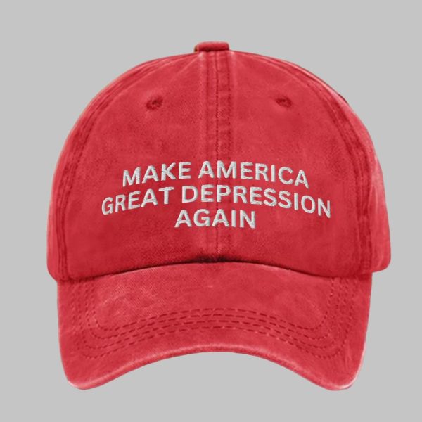 Unisex Make America Great Depression Again Baseball Cap