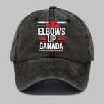 Unisex Retro Elbows Up Canada Never Mistake Kindness For Weakness Printed Baseball Cap