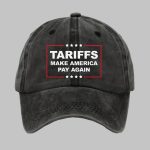 Unisex Tariffs Make America Pay Again Print Baseball Cap