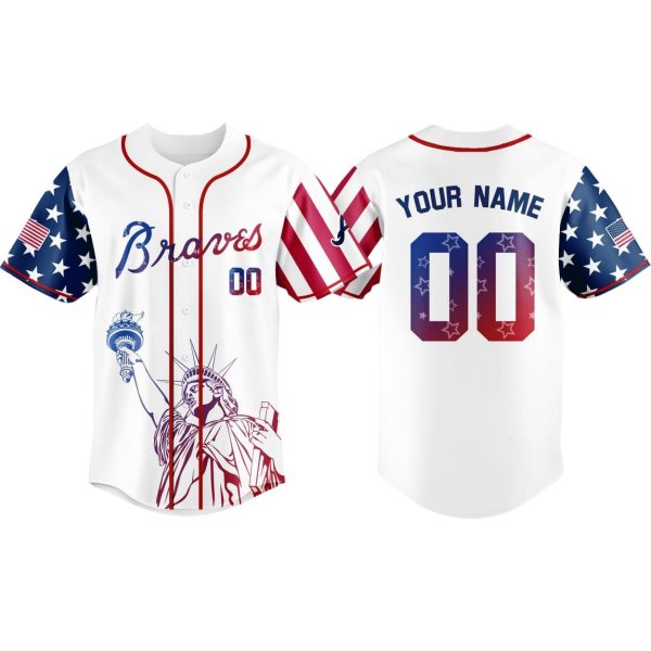2025 Braves Independence Day Limited Edition Jersey