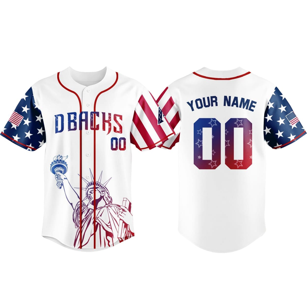 2025 Diamondbacks Independence Day Limited Edition Jersey 2025 Diamondbacks Independence Day Limited Edition Jersey