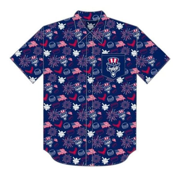 2025 Erie SeaWolves Patriotic Button-Up Shirt Giveaway