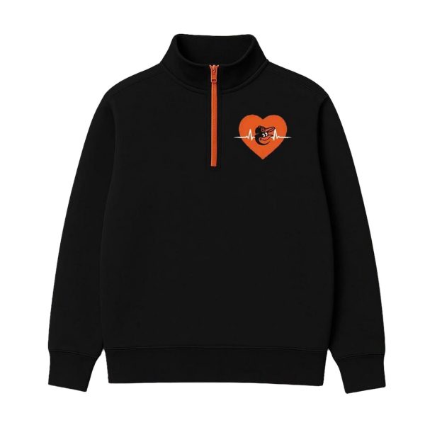2025 Orioles Healthcare Appreciation Night Quarter Zip Sweatshirt Giveaway