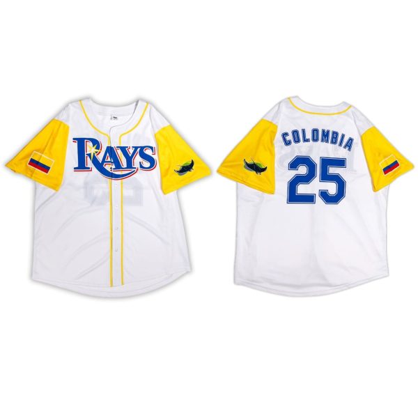 2025 Rays Colombian Heritage Jersey Giveaway