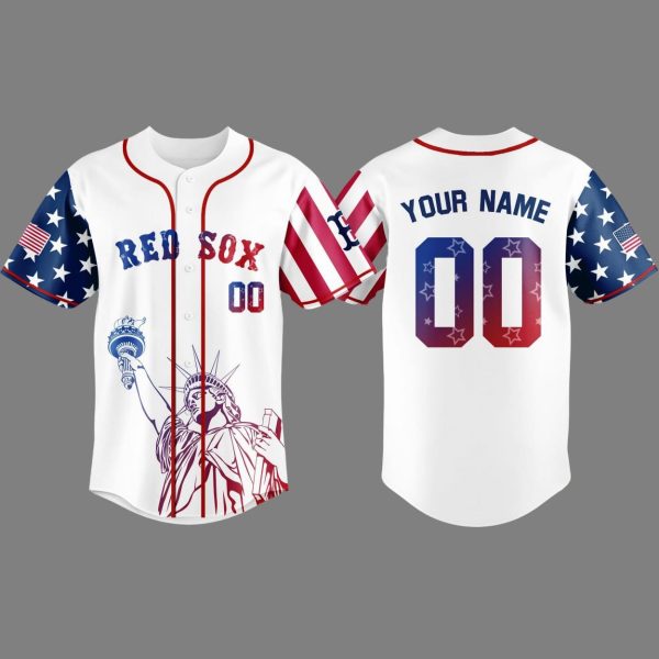 2025 Red Sox Independence Day Limited Edition Jersey