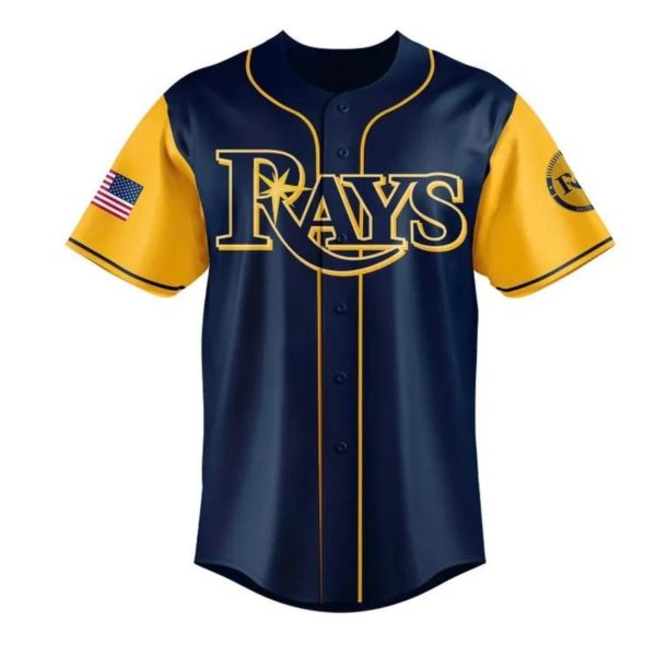 2025 TB Rays Salute To Service Jersey