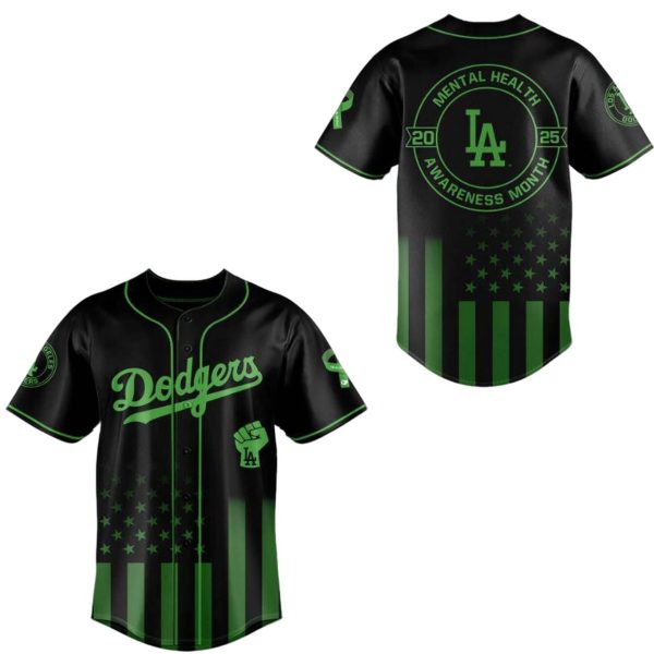Dodgers Mental Health Awareness Month 2025 Jersey