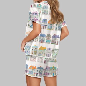 Lenox Spice Village Silky Satin Pajama Set 1 Lenox Spice Village Silky Satin Pajama Set