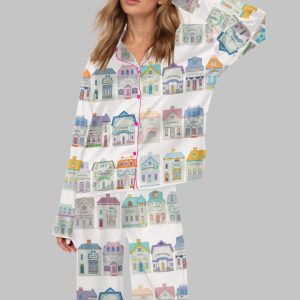 Lenox Spice Village Silky Satin Pajama Set 5 Lenox Spice Village Silky Satin Pajama Set