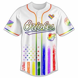Orioles Happy Pride Month Limited Edition Jersey 2025