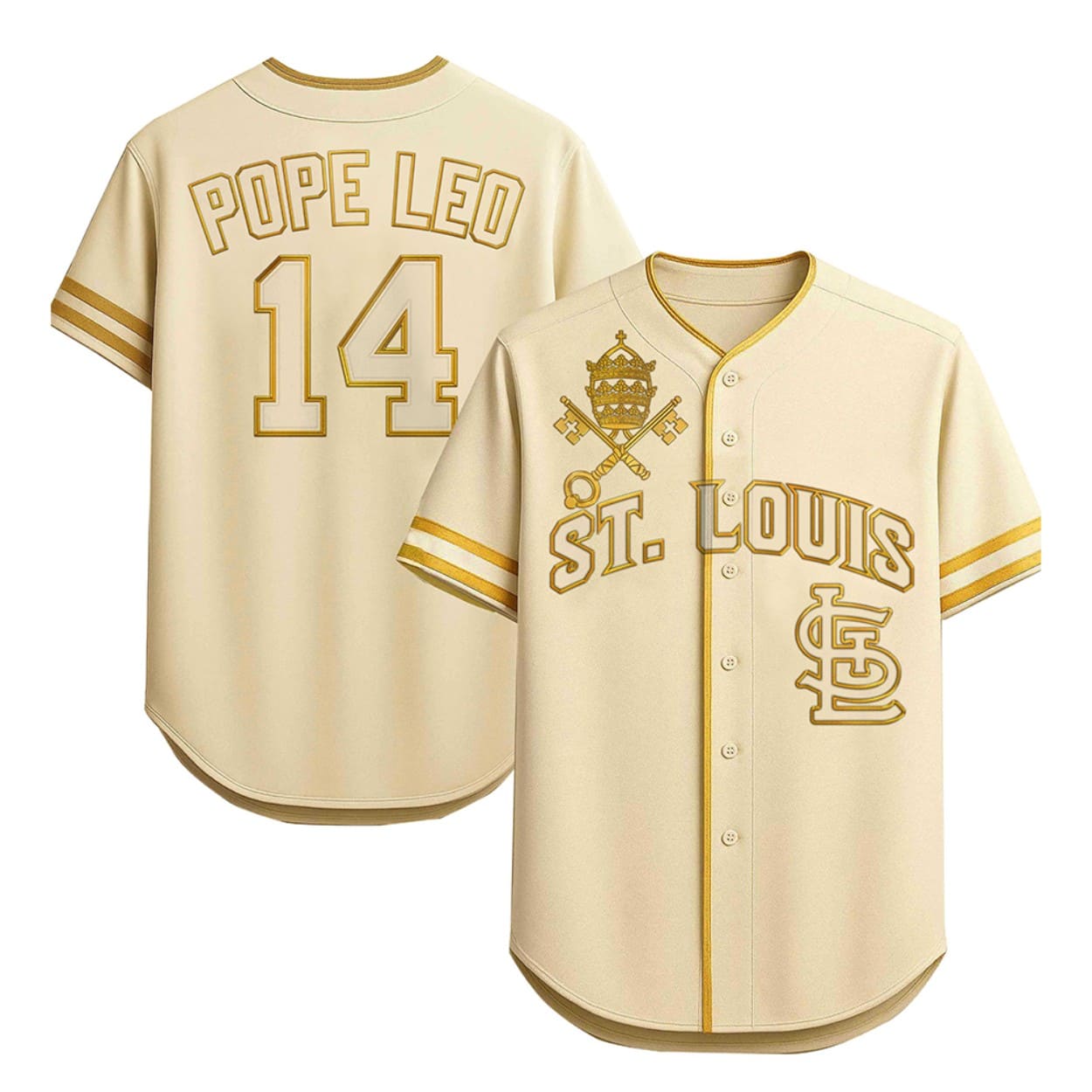 Pope Leo XIV Cardinals Jersey Pope Leo XIV Cardinals Jersey