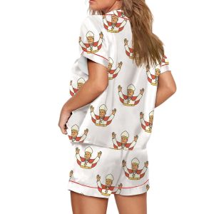 Pope Leo XIV Catholic Print Pajama Set