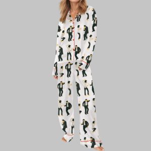 Pulp Fiction Dance Satin Pajama Set3