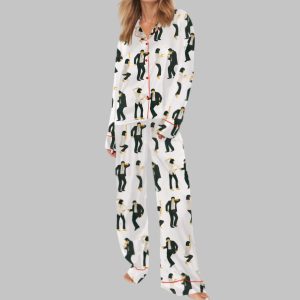 Pulp Fiction Dance Satin Pajama Set4