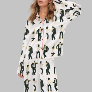Pulp Fiction Dance Satin Pajama Set5