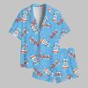 You Look Like the 4th Of July Movie Meme Satin Pajama Set