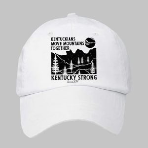 Retro Kentuckians Move Mountains Together Kentucky Strong Since 2017 Print Baseball Cap3