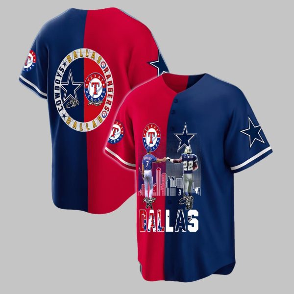 Rodriguez Rangers Smith Cowboy Dallas Jersey